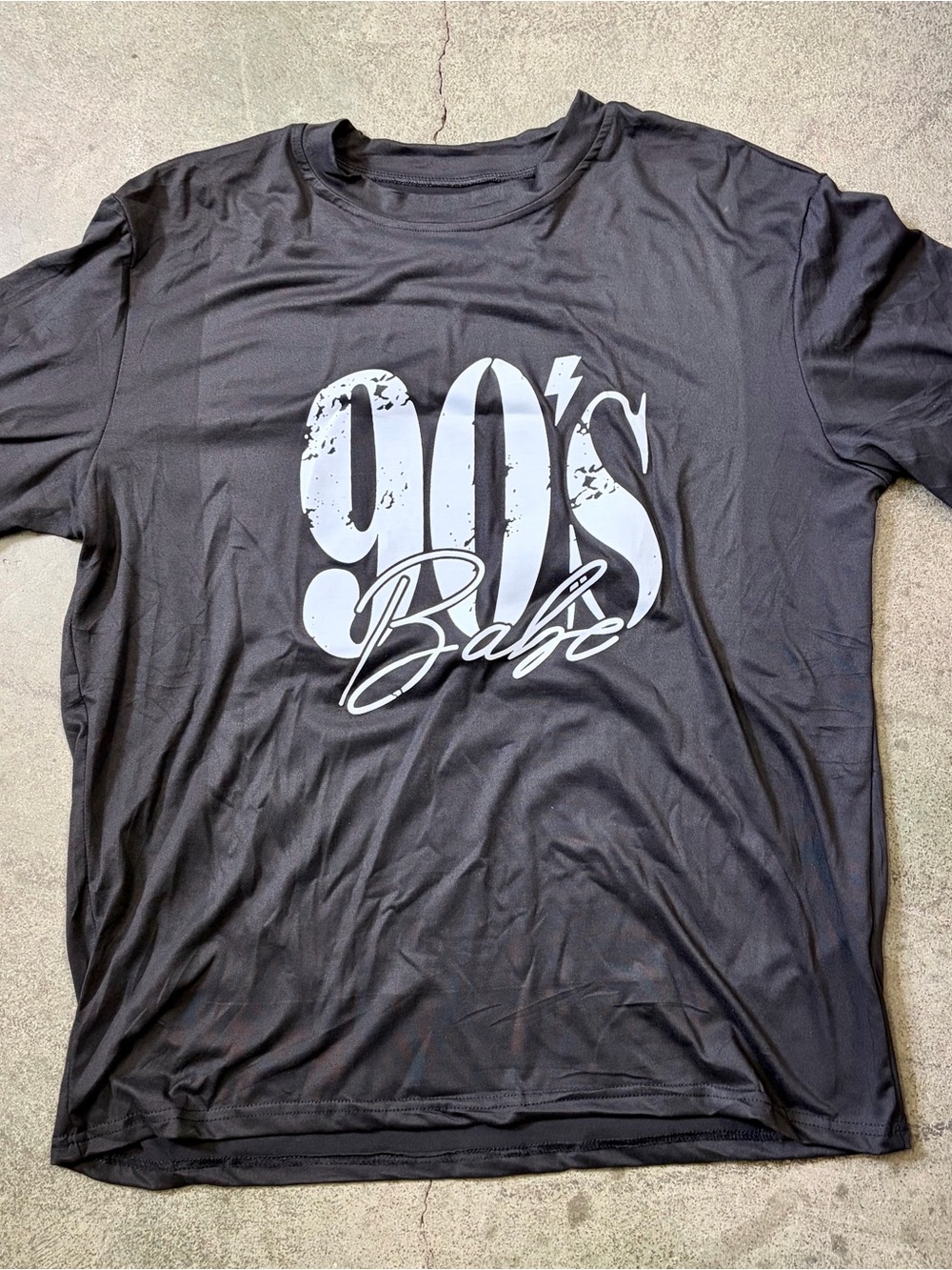 90's Babe Graphic Tee - Black
